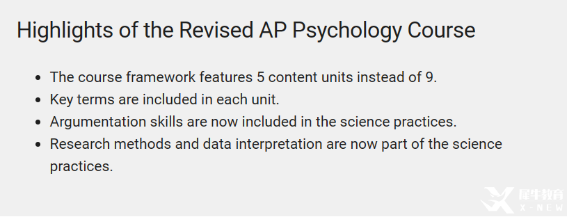 AP心理學(xué)考綱&題型新變化！大考在即，如何備考沖刺5分？