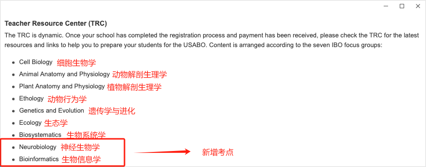 BBO&USABO生物競(jìng)賽考前沖刺班！10h助你考前查漏補(bǔ)缺 提分沖獎(jiǎng)！